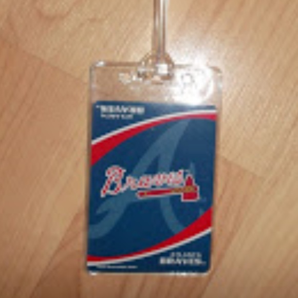 ⚾️ Atlanta Braves Baseball Team Luggage Tags Set (3) - Picture 4 of 4